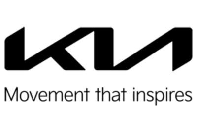 Kia logo black text