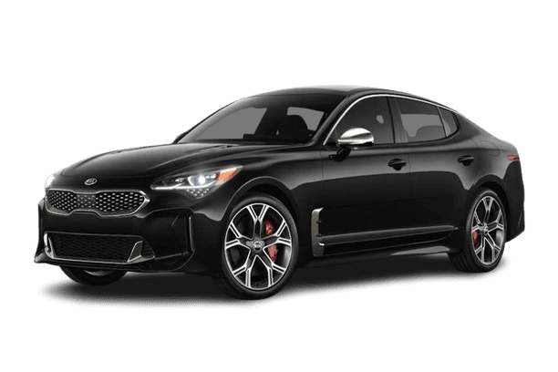 black Kia stinger car