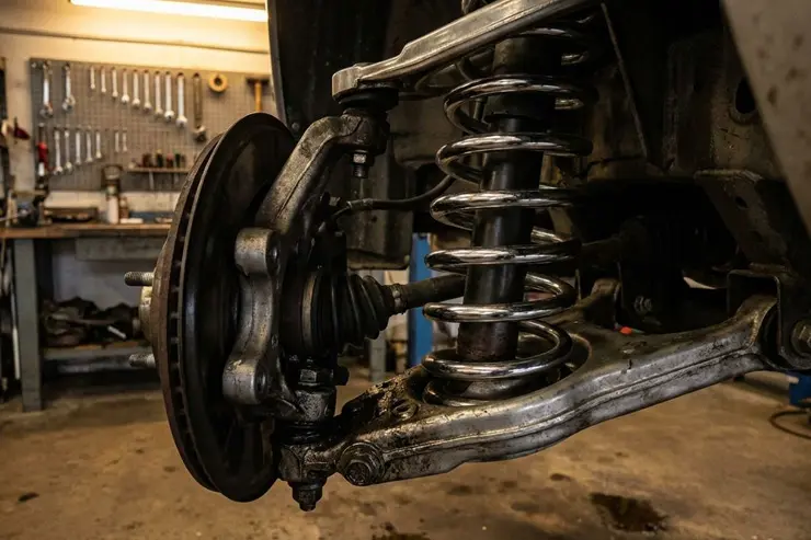 Shock absorber with reduced damping requiring shock absorber replacement in Qatar