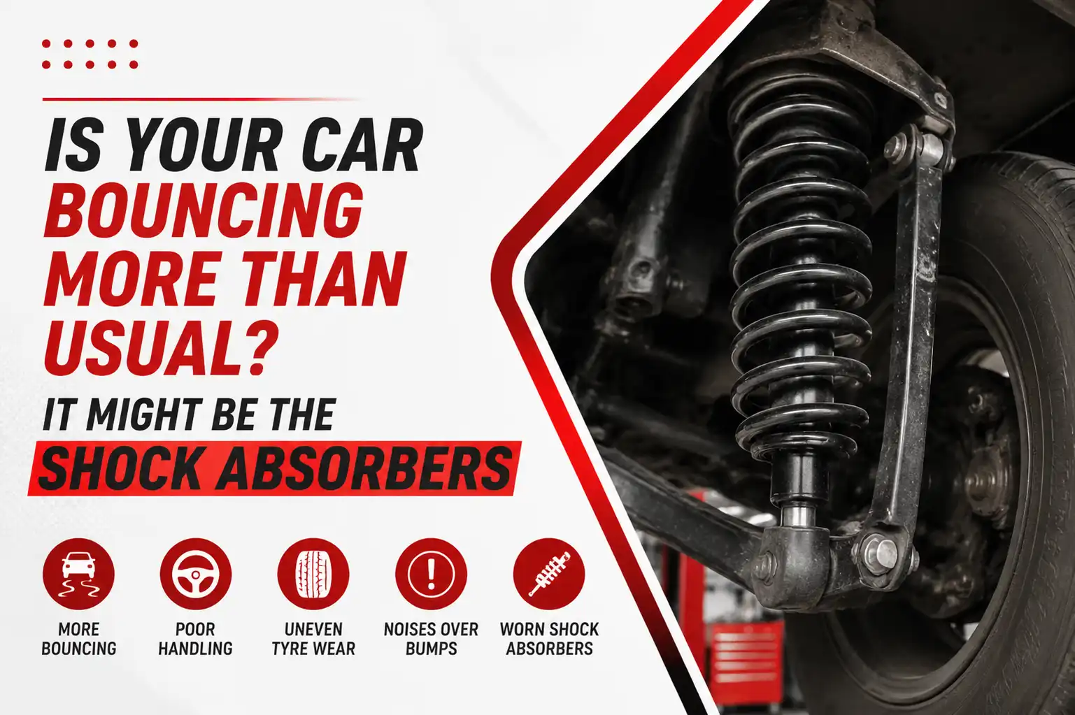 Shock Absorber Warning Signs - Why Your Car Keeps Bouncing
